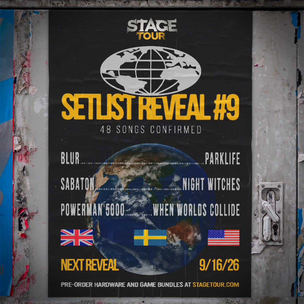 Stage Tour Setlist Reveal #9: Blur, Sabaton & Powerman 5000