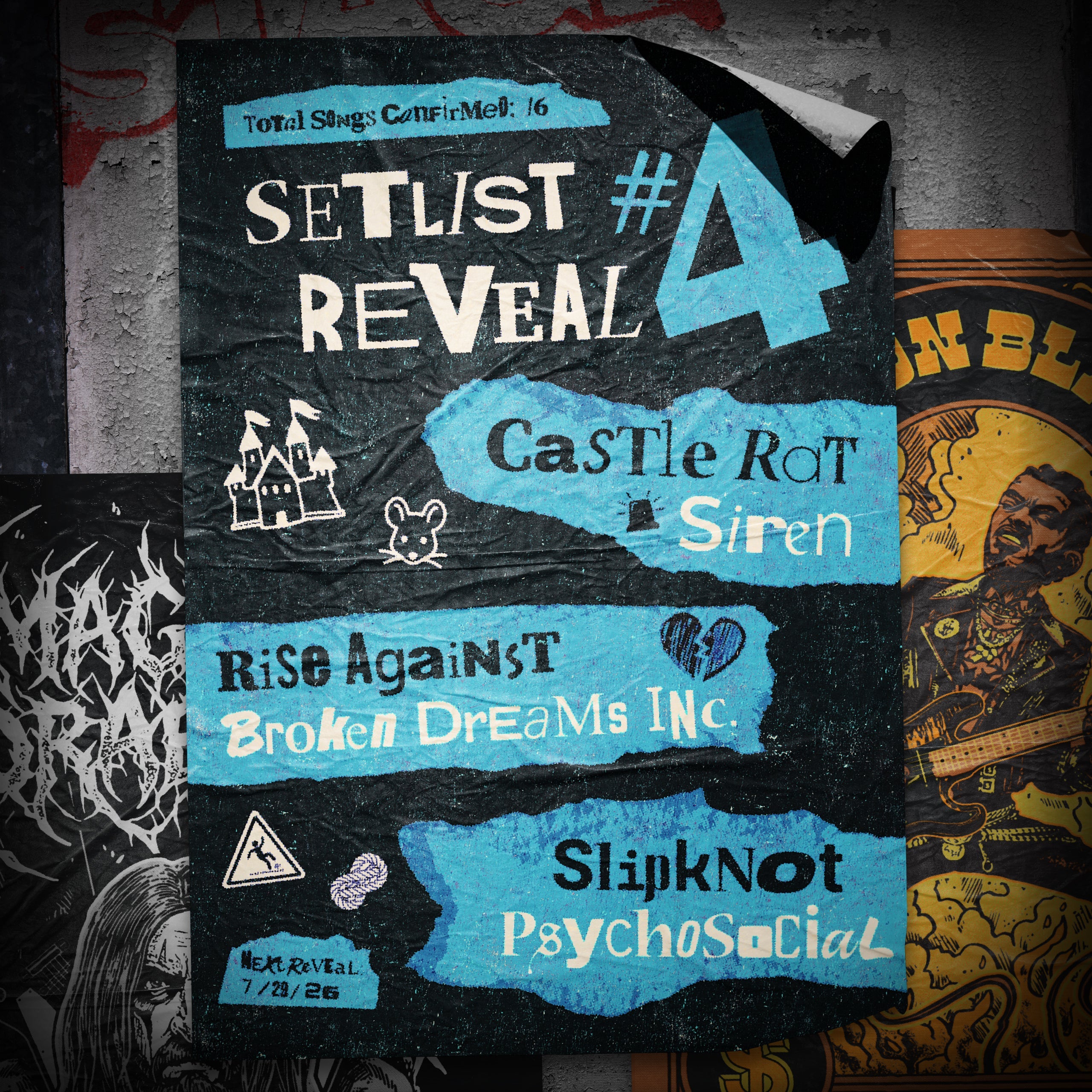 Stage Tour Setlist Grows to 16 Songs with Slipknot, Rise Against & Castle Rat